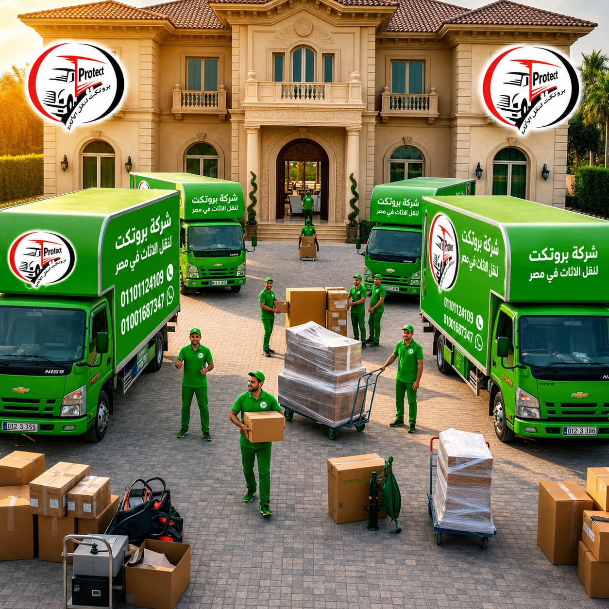 تغليف ونقل الاثاث بأمان تام