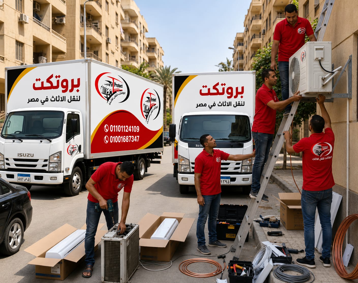عربيات نقل اثاث مغلقة بالقاهرة